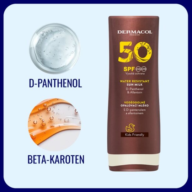 Dermacol Sun Water Resistant lapte de corp pentru soare rezistent la apa SPF 50 200 ml preţ