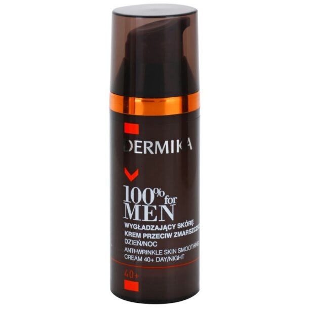 Dermika 100% for Men crema anti-rid pentru netezire 40+ 50 ml preţ