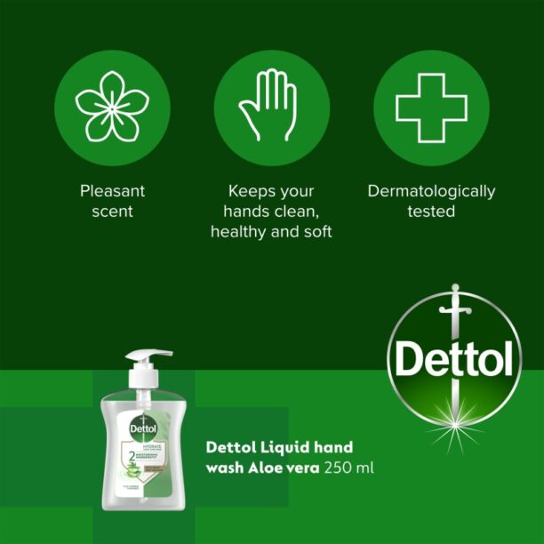 Original Dettol Soft on Skin Aloe Vera Săpun lichid pentru mâini 250 ml