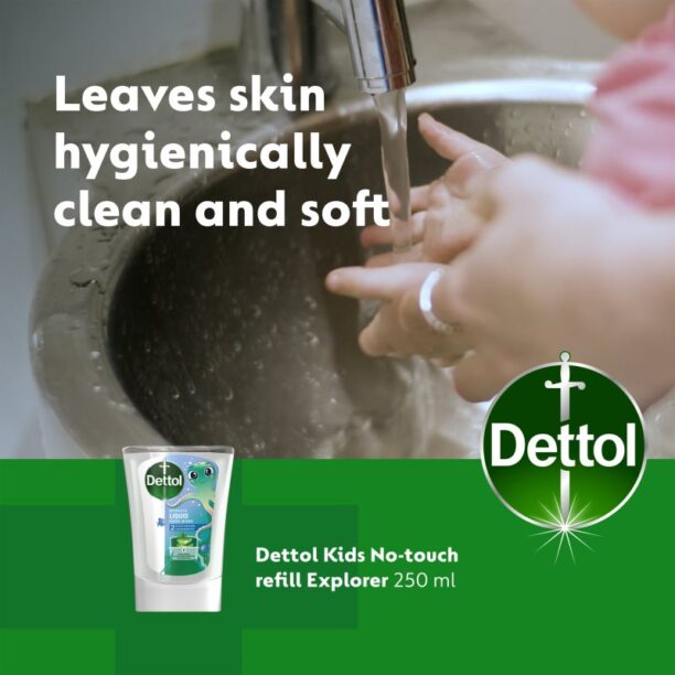 Dettol Soft on Skin Kids Explorer Power rezervă pentru dozator de săpun cu senzori