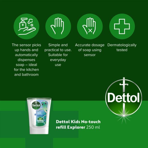 Cumpăra Dettol Soft on Skin Kids Explorer Power rezervă pentru dozator de săpun cu senzori