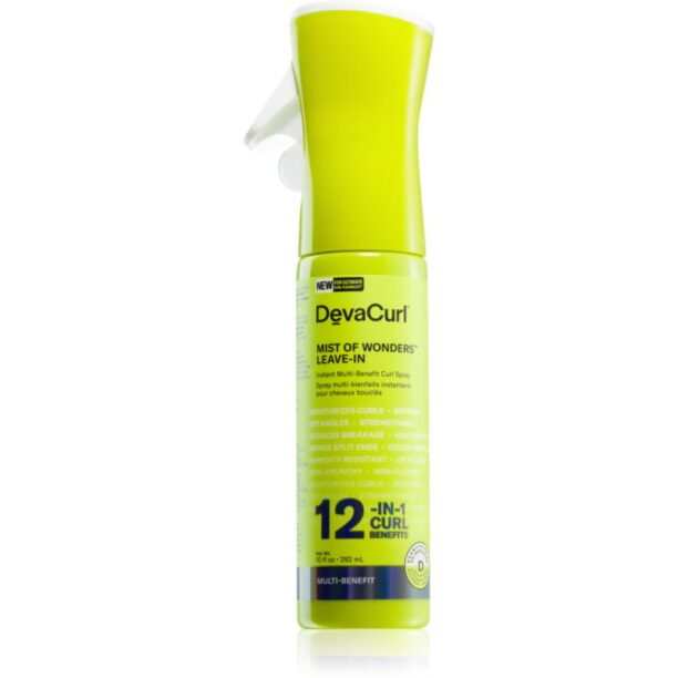 DevaCurl Mist Of Wonders™ Leave-In loțiune protectoare hidratantă pentru păr 292 ml