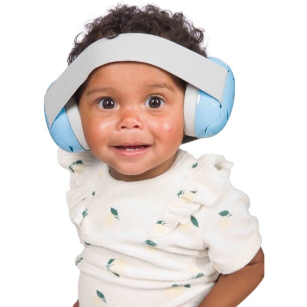 Original Dooky Baby Ear Protection BABY 0-36m protecții pentru auz pentru copii Blue 1 buc