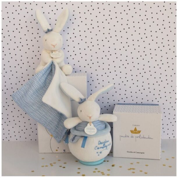 Cumpăra Doudou Gift Set Bunny Rabbit set cadou pentru nou-nascuti si copii Bunny Sailor 1 buc