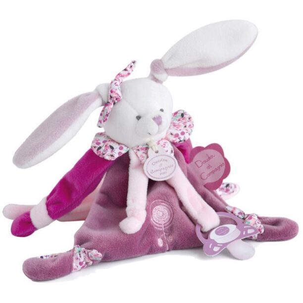 Doudou Gift Set Bunny with Soother Clip jucărie de pluș cu clips 1 buc preţ