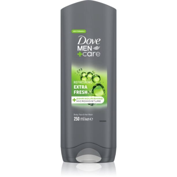 Dove Men+Care Extra Fresh gel de duș corp si fata 250 ml