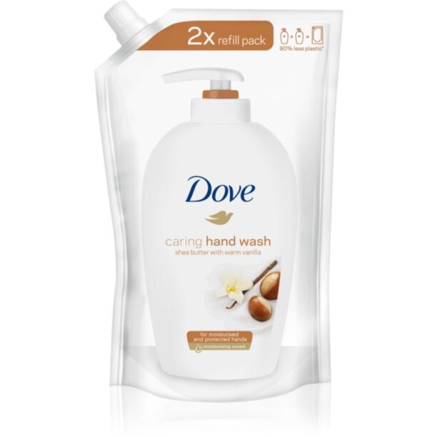 Dove Purely Pampering Shea Butter săpun lichid rezervă unt de shea si vanilie 500 ml