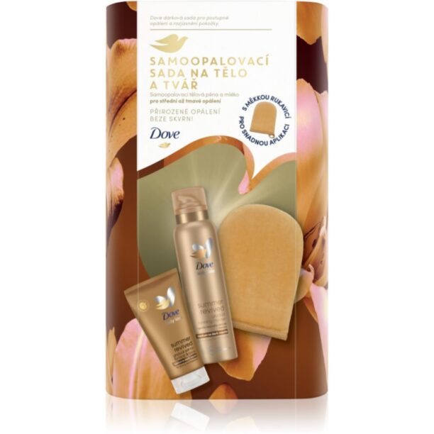 Dove Summer Revived set cadou cu efect autobronzant preţ