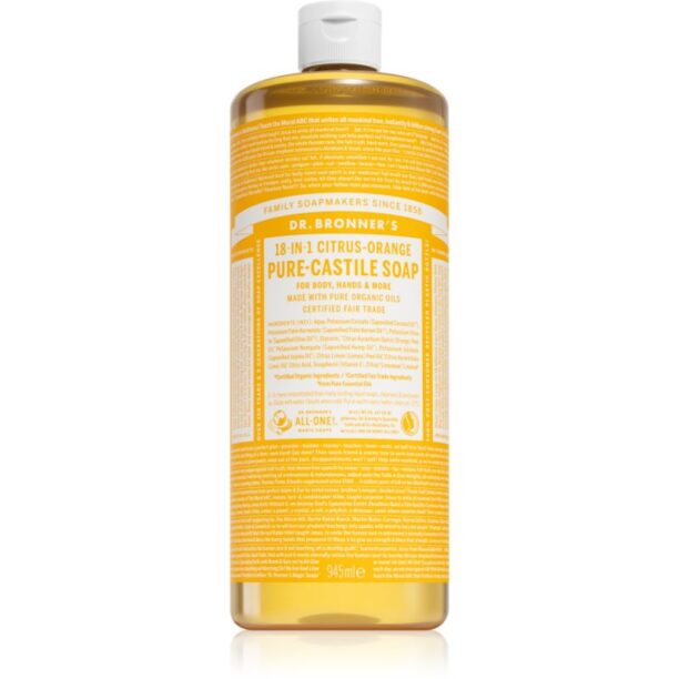 Dr. Bronner’s Citrus & Orange săpun lichid universal 945 ml