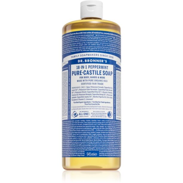 Dr. Bronner’s Peppermint săpun lichid universal 945 ml preţ