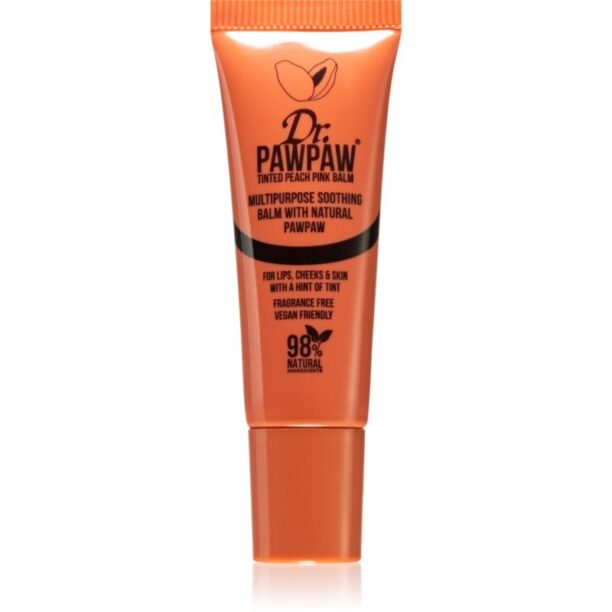 Dr. Pawpaw Peach Pink balsam tonic pentru buze si obraji 10 ml