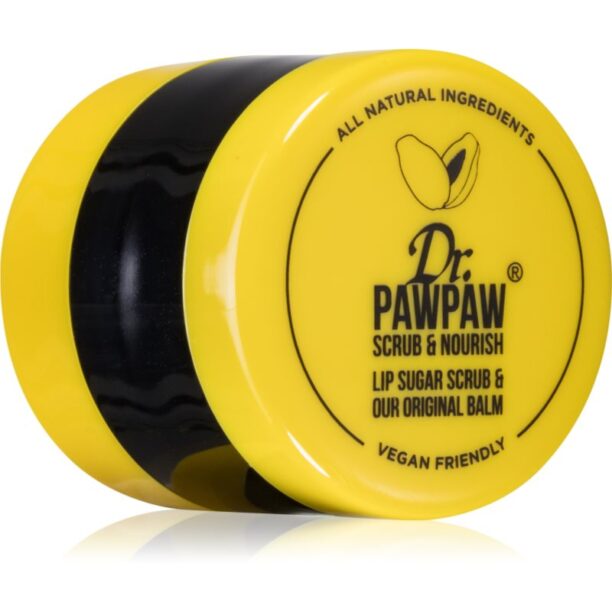 Dr. Pawpaw Scrub & Nourish balsam și exfoliant pentru buze 16 g