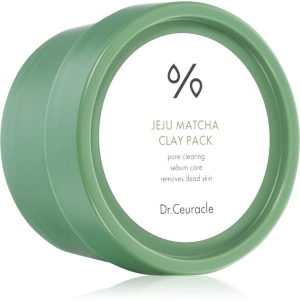 Dr.Ceuracle Jeju Matcha Clay Pack Masca de curatare cu minerale si argila pentru ten gras si problematic 115 g