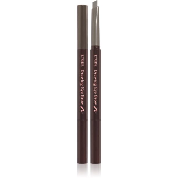 ETUDE Drawing Eye Brow creion pentru sprancene cu pensula culoare #5 Gray 0