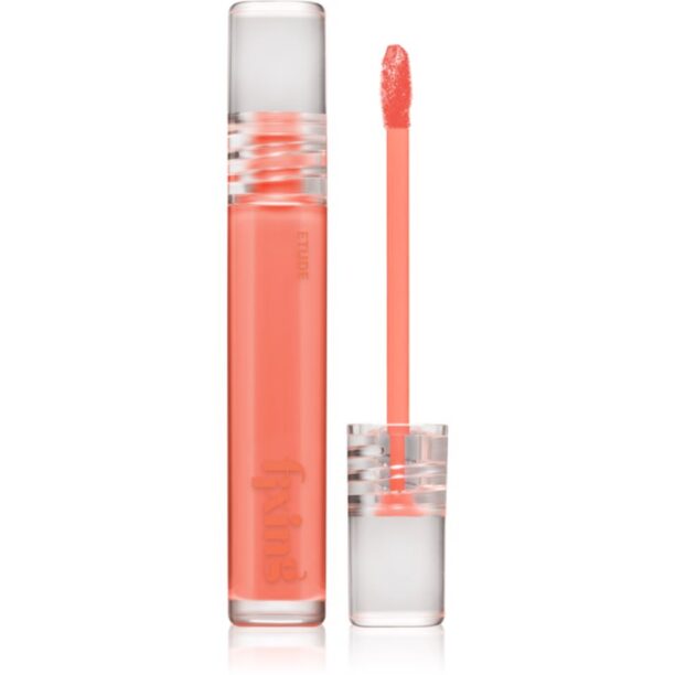 ETUDE Fixing Tint Glow luciu de buze intens pigmentat culoare #06 Peach Blended 3.8 g