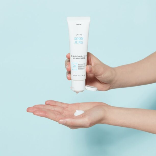 Cumpăra ETUDE SoonJung 2x Barrier Intensive Cream cremă intens hidratantă reface bariera protectoare a pielii 60 ml