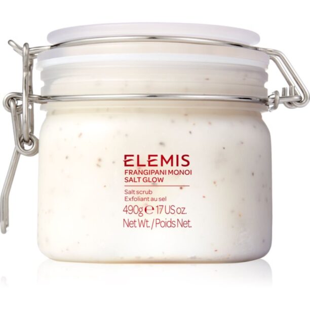 Elemis Body Exotics Frangipani Monoi Salt Glow exfoliator de corp mineral 490 g preţ