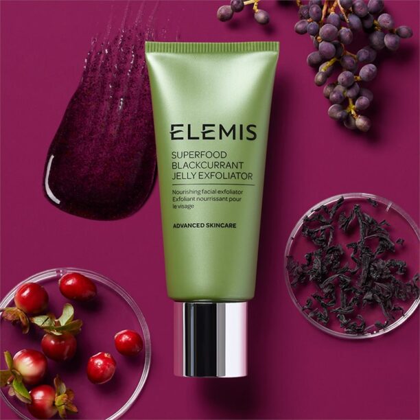 Original Elemis Superfood Blackcurrant Jelly Exfoliator peeling revitalizant. nutritie si hidratare 50 ml