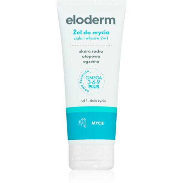 Eloderm Shower Gel gel de curățare pentru corp si par 200 ml