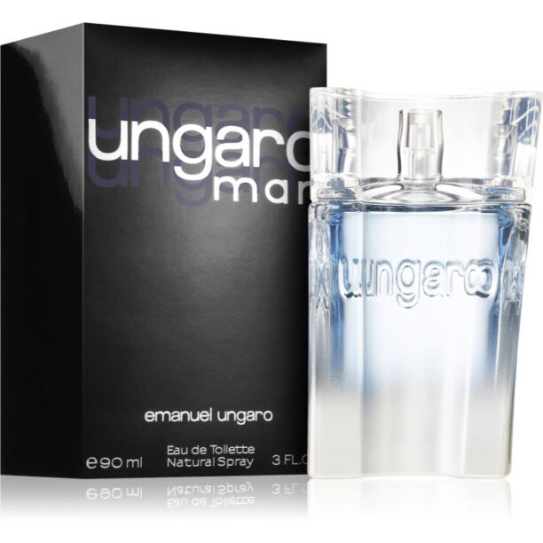 Emanuel Ungaro Ungaro Man Eau de Toilette pentru bărbați 90 ml preţ