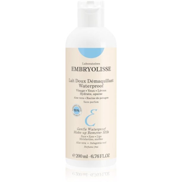 Embryolisse LAIT DOUX DÉMAQUILLANT WATERPROOF lapte demachiant hidratant pentru toate tipurile de ten 200 ml