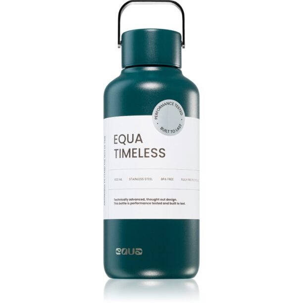 Equa Timeless sticlă inoxidabilă pentru apă mica culoare Royal 600 ml