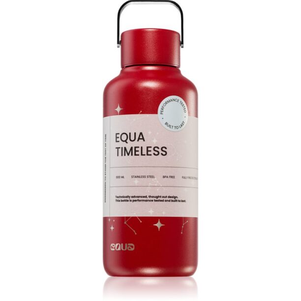 Equa Timeless sticlă inoxidabilă pentru apă mica culoare Stardust 600 ml preţ