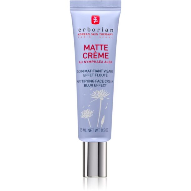 Erborian Matte crema matifiere proaspătă pentru uniformizarea nuantei tenului 15 ml