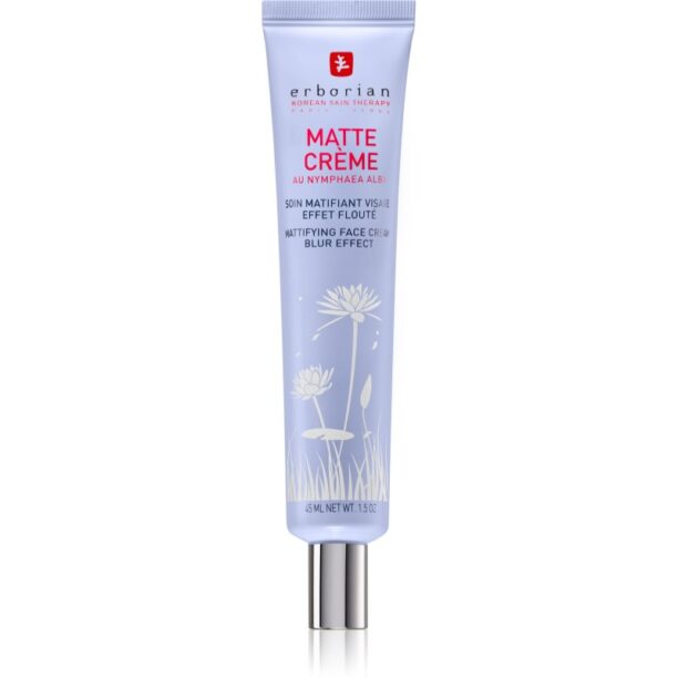 Erborian Matte crema matifiere proaspătă pentru uniformizarea nuantei tenului 45 ml