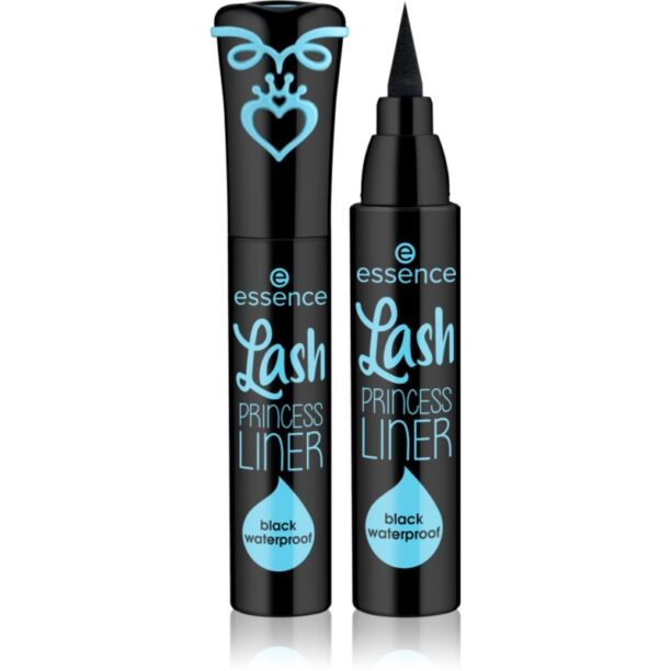 Essence Lash PRINCESS eyeliner în fix rezistent la apa culoare Black 3 ml preţ