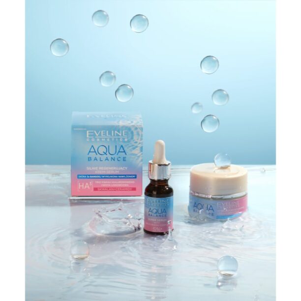 Eveline Cosmetics Aqua Balance Trehalose + PGA Acid ser cu hidratare intensă cu acid hialuronic 18 ml preţ