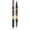 Eveline Cosmetics Brow Art Duo creion dermatograf cu două capete pentru sprâncene culoare Medium 8 g