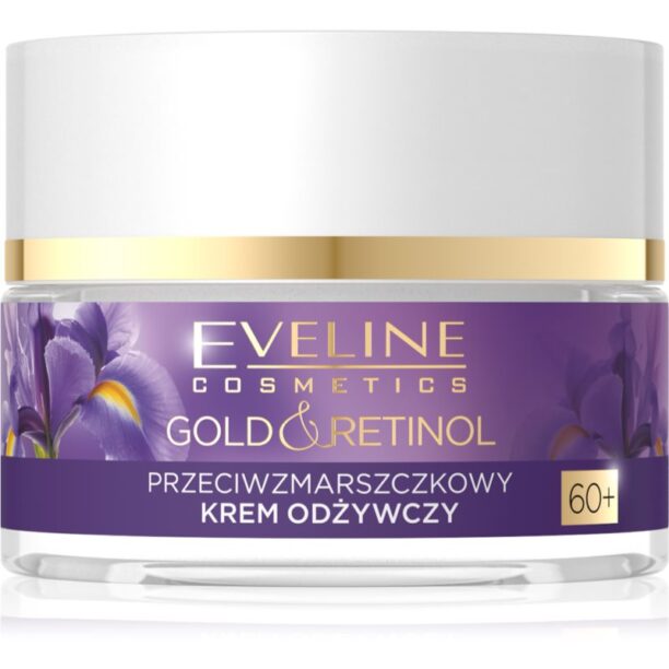 Eveline Cosmetics Gold & Retinol cremă intens hrănitoare antirid 60+ 50 ml