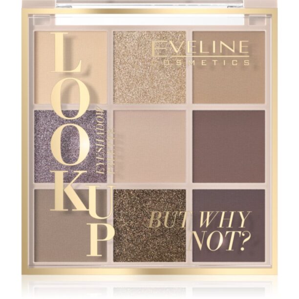 Eveline Cosmetics Look Up But Why Not? paletă cu farduri de ochi 10