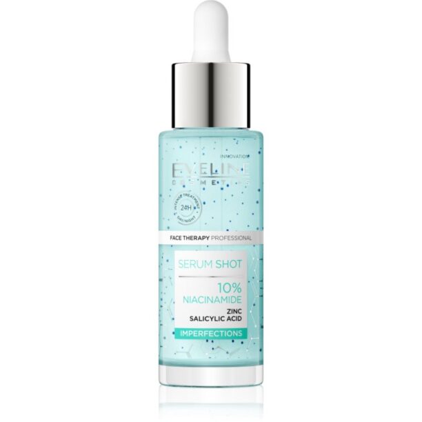 Eveline Cosmetics Serum Shot 10% Niacinamide ser facial pentru ten gras si problematic 30 ml preţ