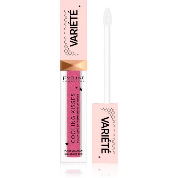 Eveline Cosmetics Variété Cooling Kisses lip gloss hidratant cu efect racoritor culoare 06 Amazing Kiss 6