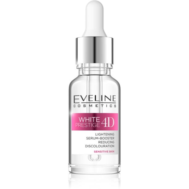 Eveline Cosmetics White Prestige 4D ser iluminator pentru corectia petelor de pigment pentru piele sensibilă 18 ml