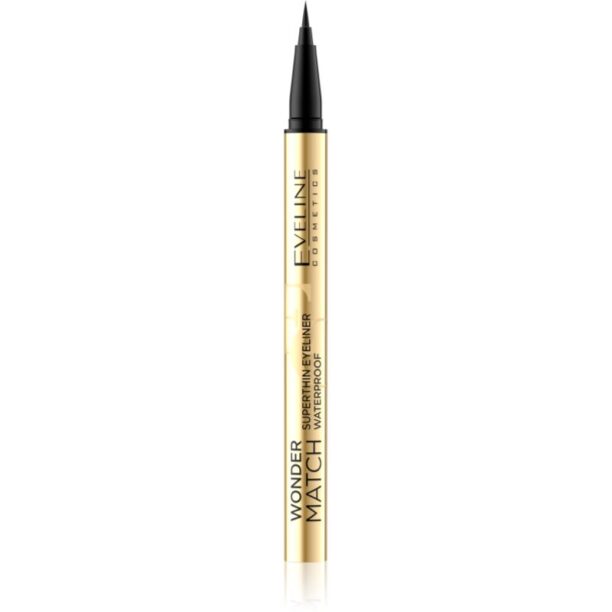 Eveline Cosmetics Wonder Match eyeliner rezistent la apa culoare Black 1 buc preţ