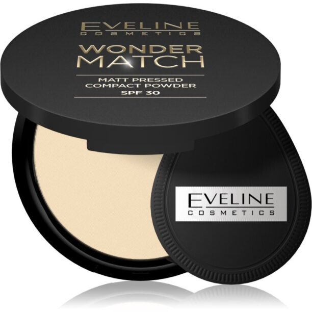 Eveline Cosmetics Wonder Match pudra compacta SPF 30 culoare 01 8 g