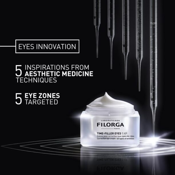 Cumpăra FILORGA TIME-FILLER EYES 5XP crema de ochi impotriva ridurilor si cearcanelor 15 ml