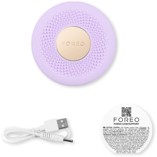 Original FOREO UFO™ 3 Go aparat sonic pentru accelerarea efectului măștilor de ten Lavender 1 buc