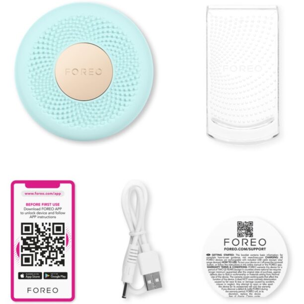 Original FOREO UFO™ 3 Mini aparat sonic pentru accelerarea efectului măștilor de ten Arctic Blue 1 buc