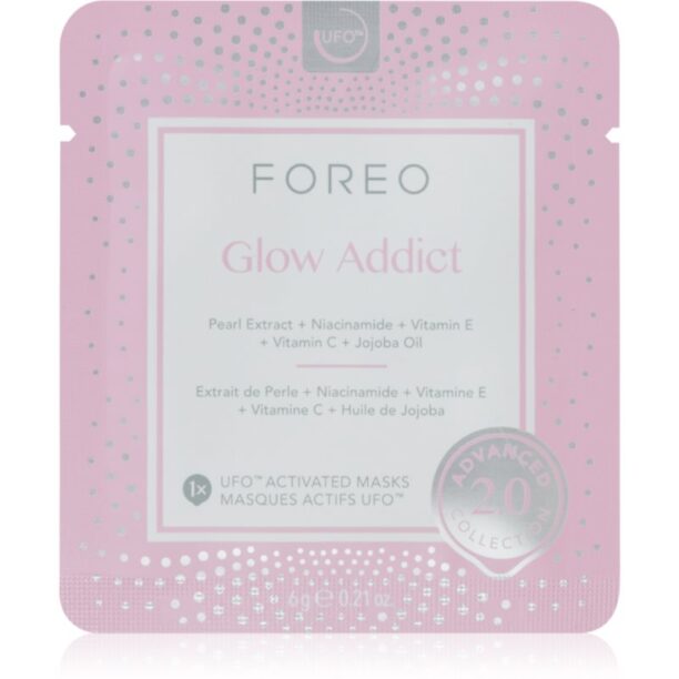 Preţ FOREO UFO™ Glow Addict masca pentru albirea tenului 6 buc