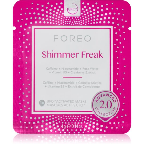 Preţ FOREO UFO™ Shimmer Freak masca iluminatoare impotriva pungilor de sub ochi 6 buc