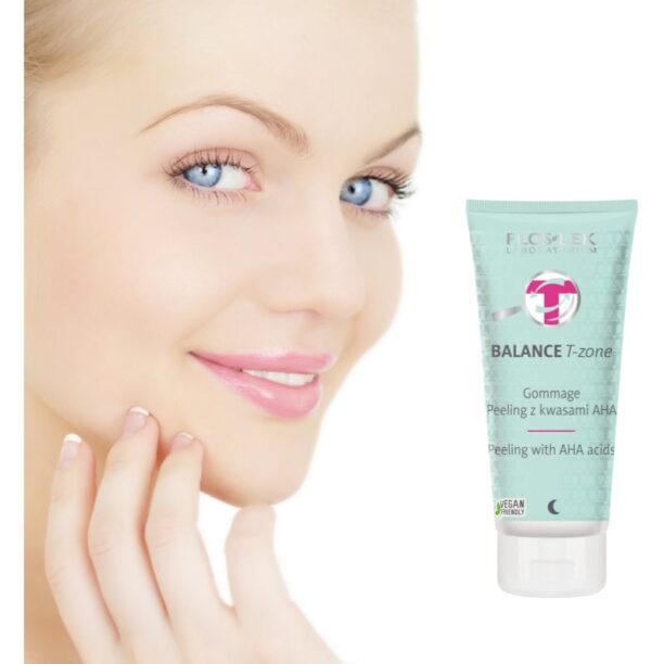 Preţ FlosLek Laboratorium Balance T-Zone Gommage peeling pentru ten mixt 125 g