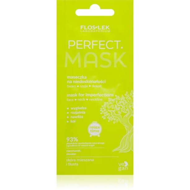 FlosLek Laboratorium Perfect masca de fata pentru curatare pentru pielea cu imperfectiuni 6 ml preţ