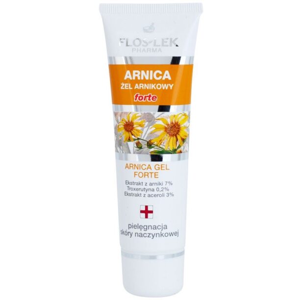 FlosLek Pharma Arnica Forte gel calmant pentru pielea predispusă la roseata 50 ml preţ