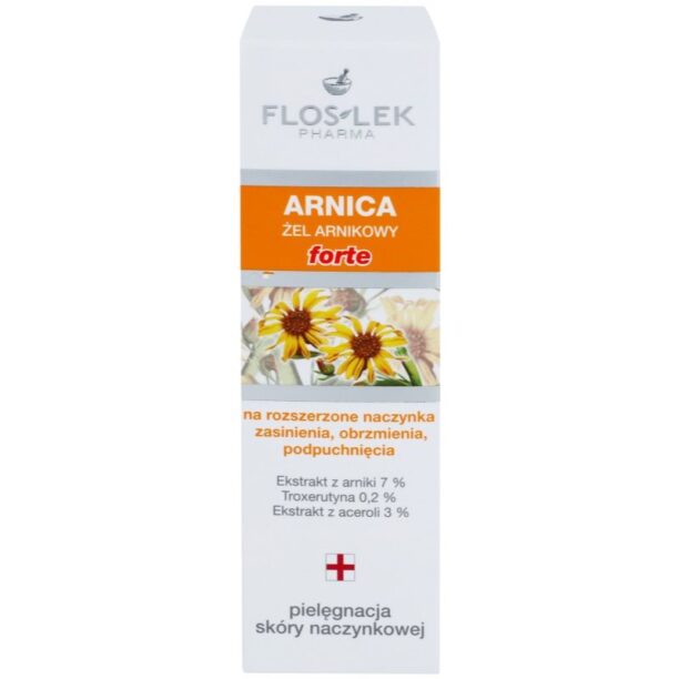 Preţ FlosLek Pharma Arnica Forte gel calmant pentru pielea predispusă la roseata 50 ml