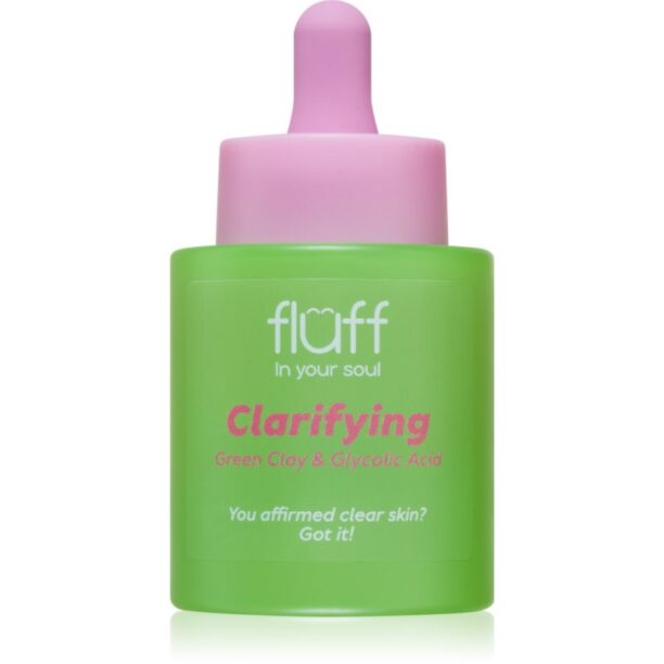 Fluff Clarifying ser facial cu argila 30 ml