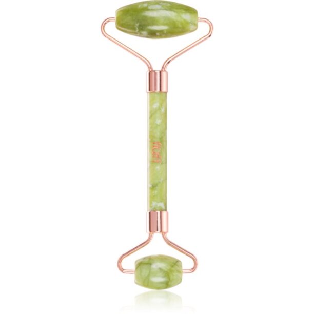 Fluff Face Roller Green Jade accesoriu de masaj faciale 144x45x35mm 1 buc